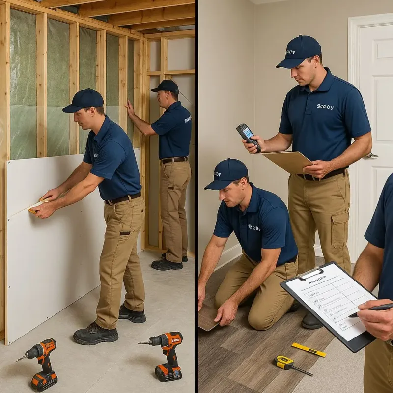 Repairs and Reconstruction process in Whitman County, WA
